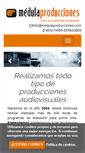 Mobile Screenshot of medulaproducciones.com